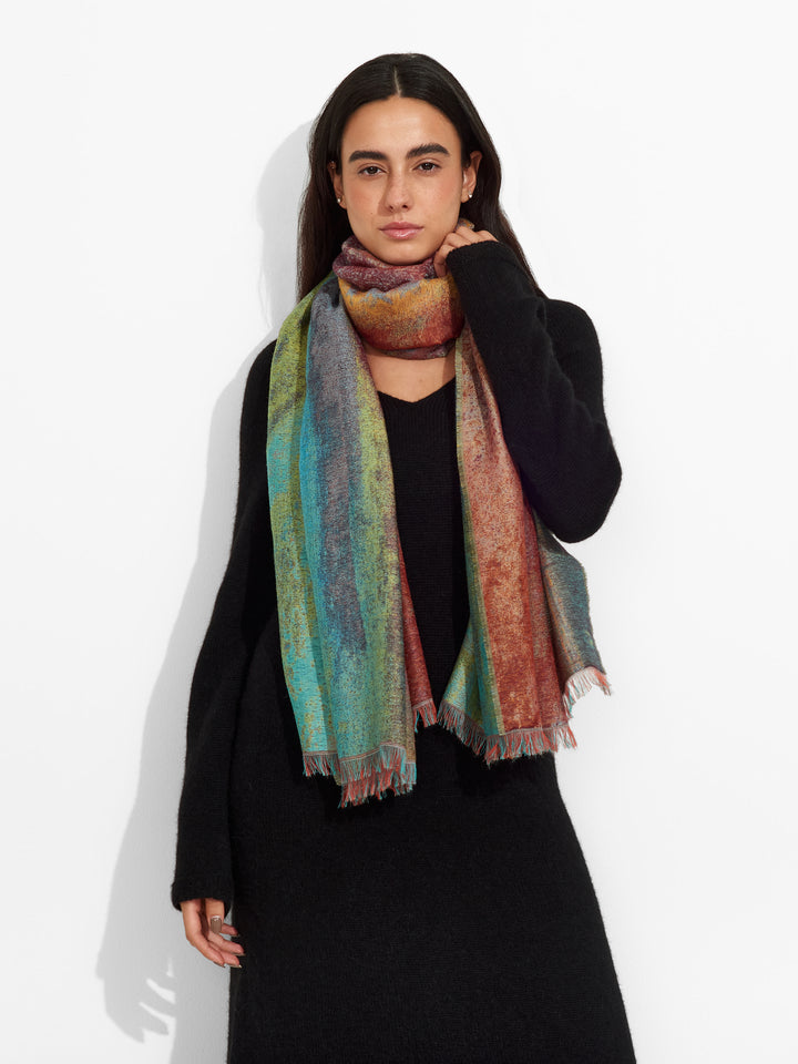 Chal Yellowstone Park de Alpaca Royal y Seda Color Multicolor