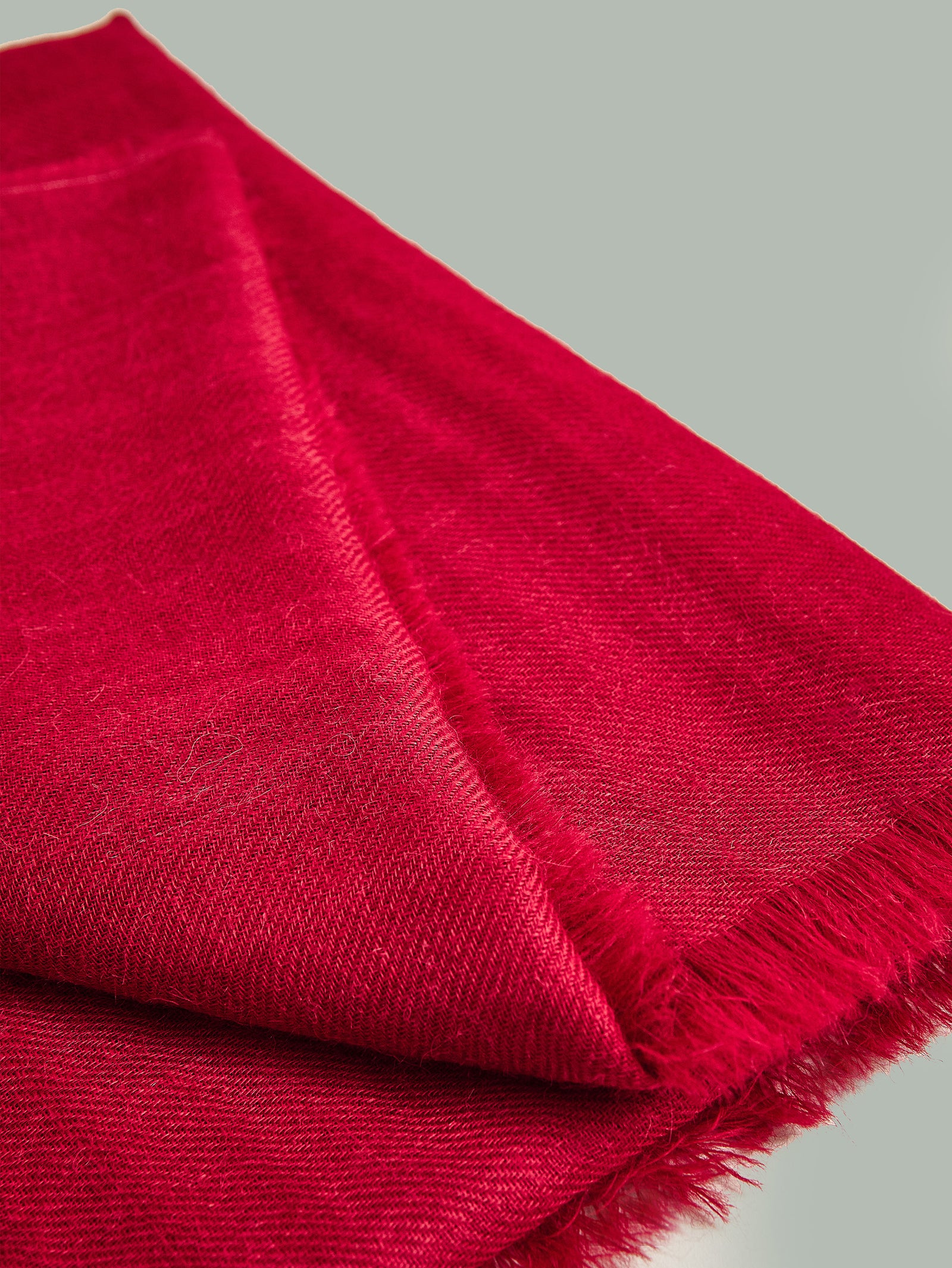 Estola Amareto De Baby Alpaca Color Scarlett