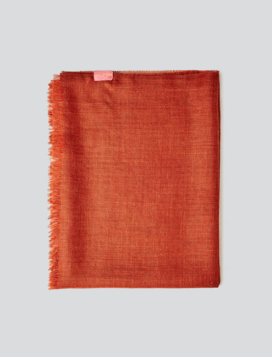 Amareto Shawl Baby Alpaca Color Orange