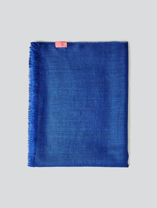 Amareto Shawl Baby Alpaca Color Blue