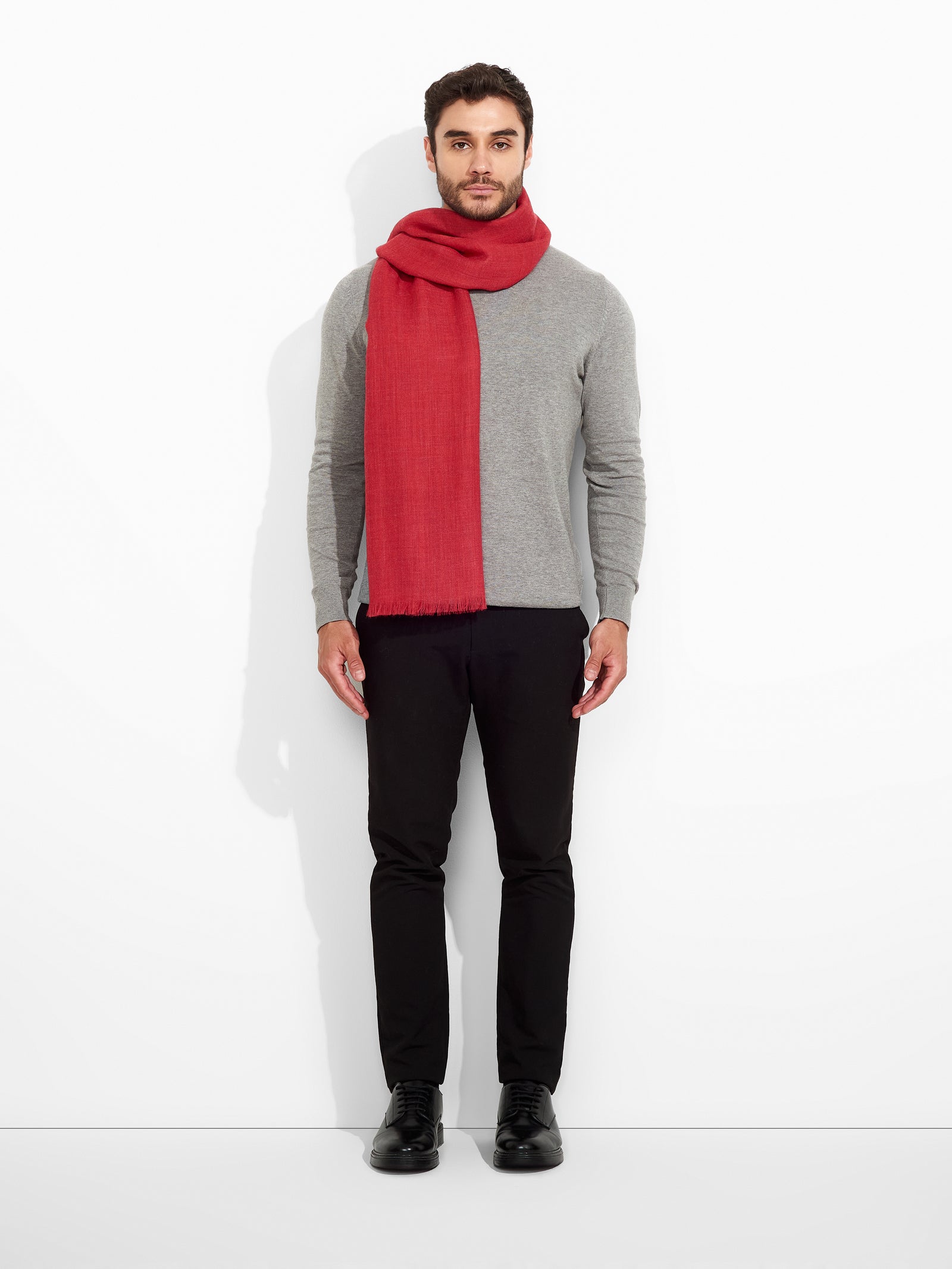 Amareto Shawl Baby Alpaca Color Red