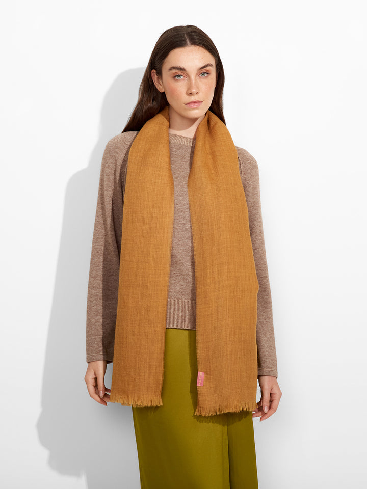 Amareto Shawl Baby Alpaca Color Yellow