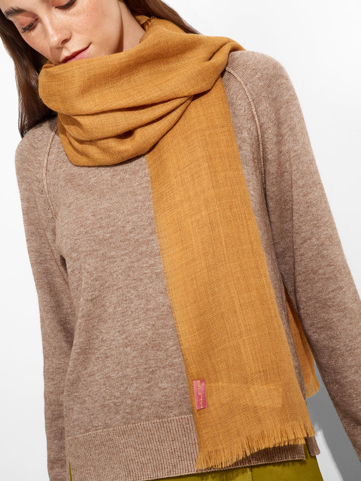 Amareto Shawl Baby Alpaca Color Yellow