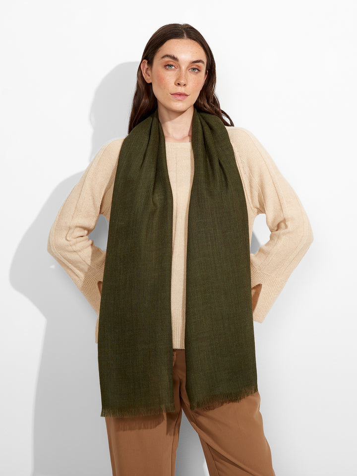 Amareto Shawl Baby Alpaca Color Green