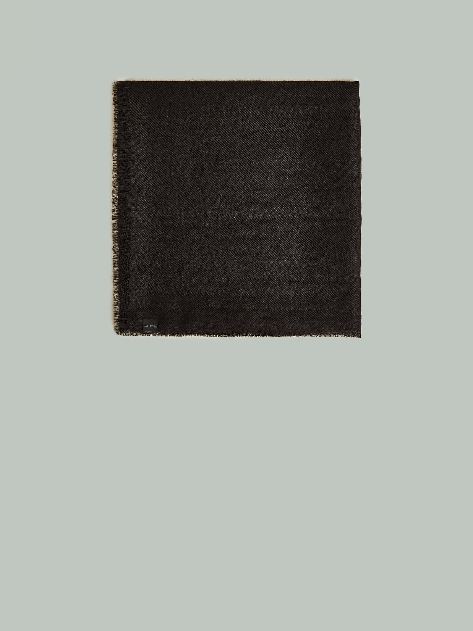 Breeze Shawl Baby Alpaca Black Color Black