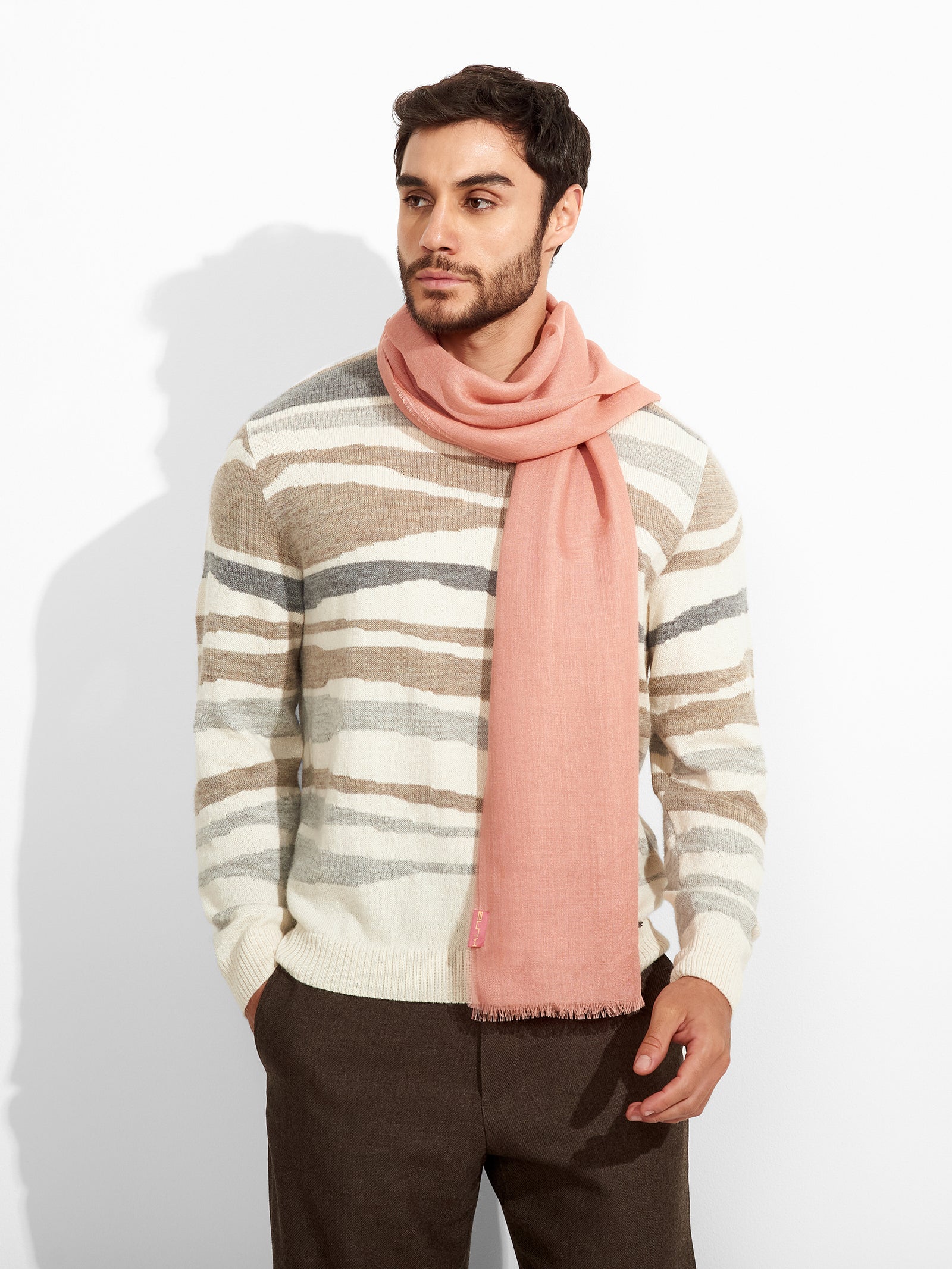 Alondra Shawl Baby Alpaca Color Pink