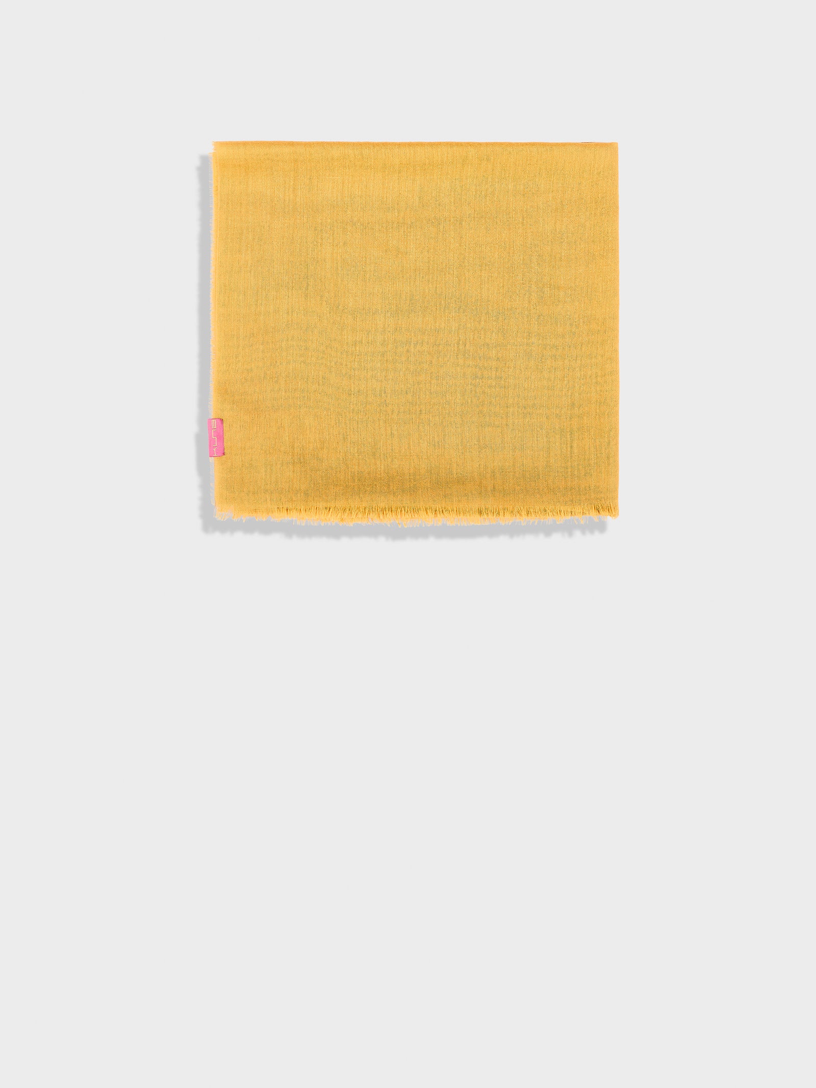 Alondra Chal Bebé Alpaca Color Amarillo