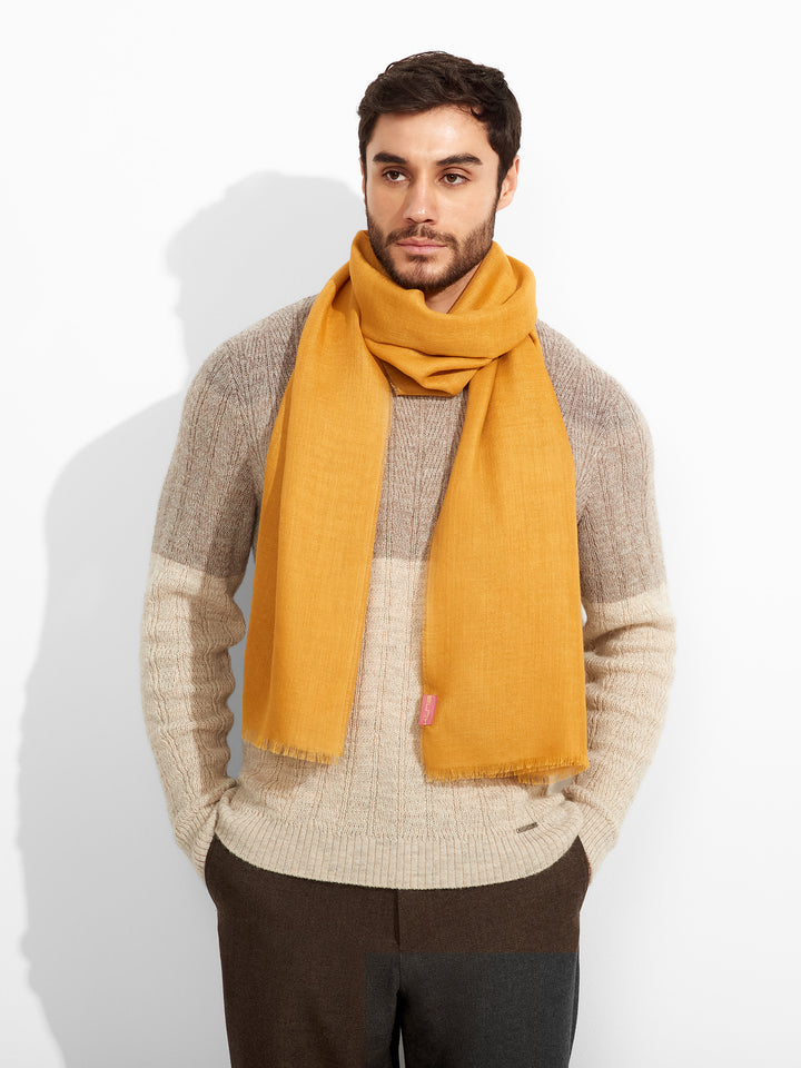 Alondra Shawl Baby Alpaca Color Yellow