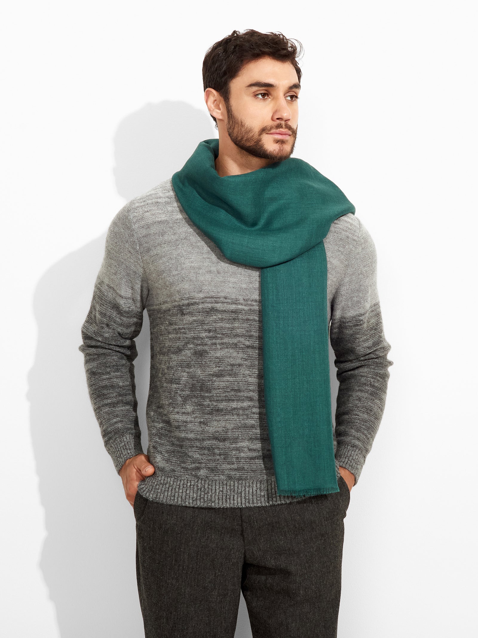 Manta Alondra Baby Alpaca Color Verde