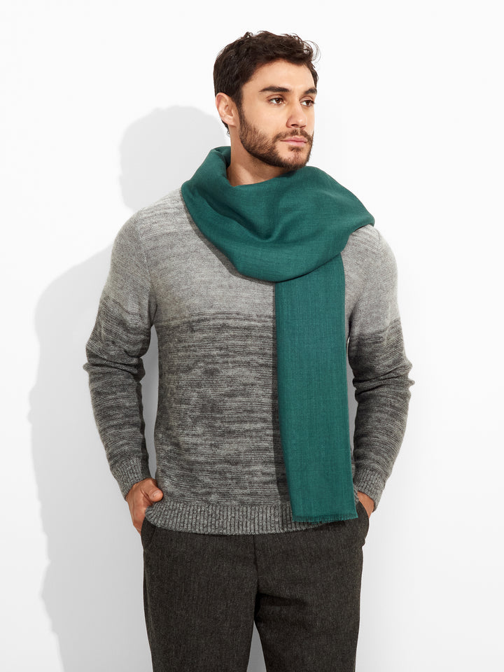 Alondra Shawl Baby Alpaca Color Green
