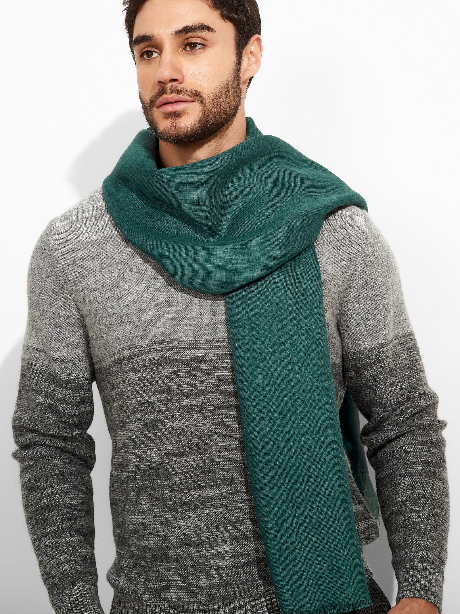 Manta Alondra Baby Alpaca Color Verde