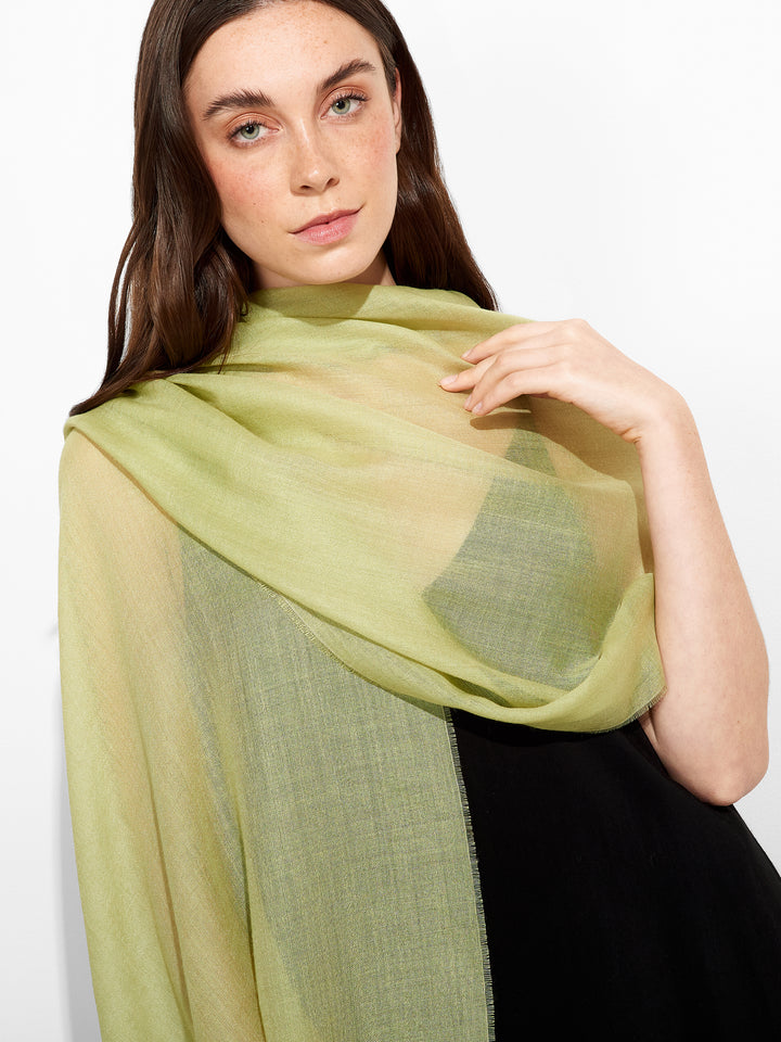 Alondra Shawl Baby Alpaca Color Green