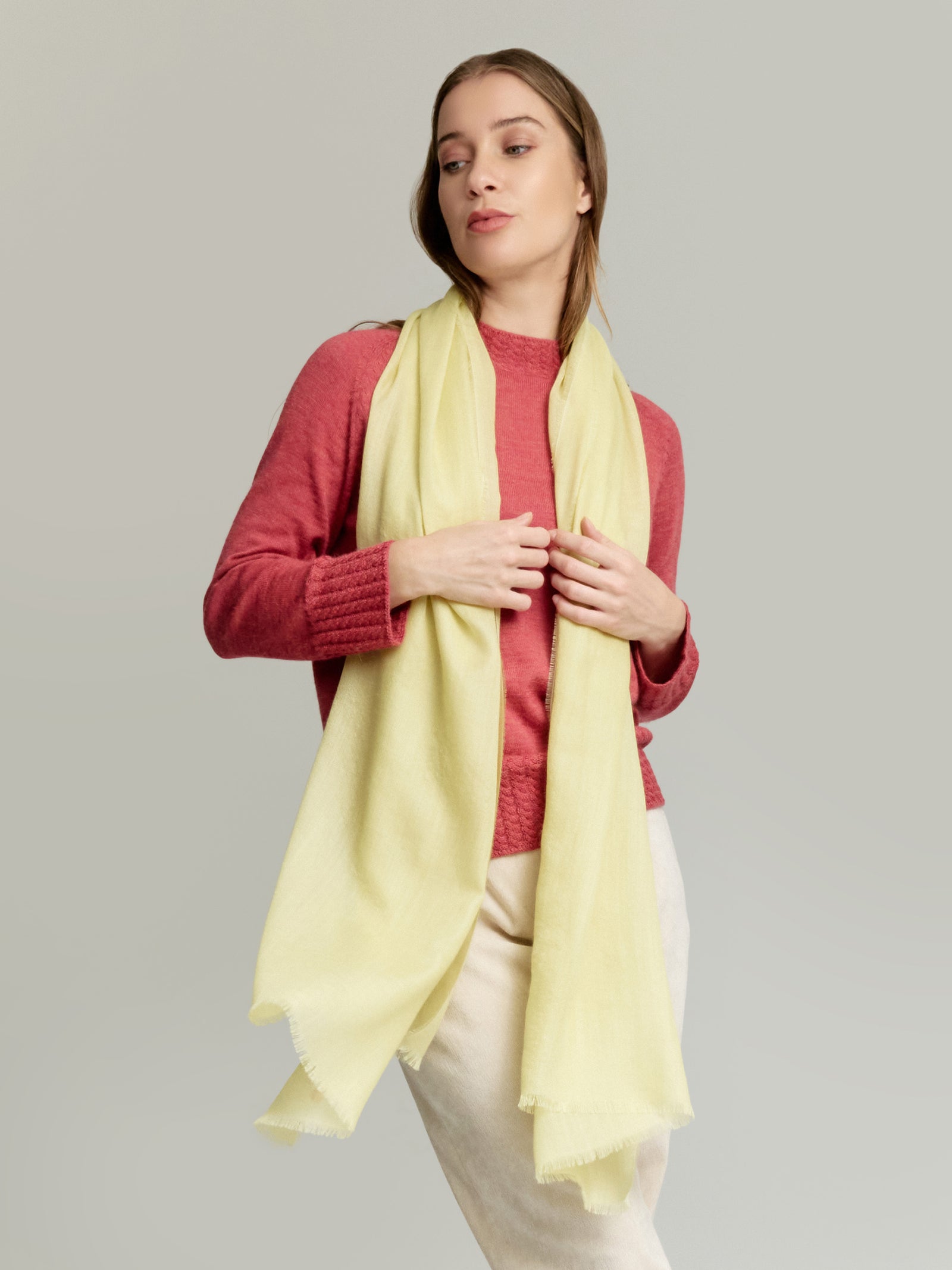 Patito Shawl Baby Alpaca Color Green