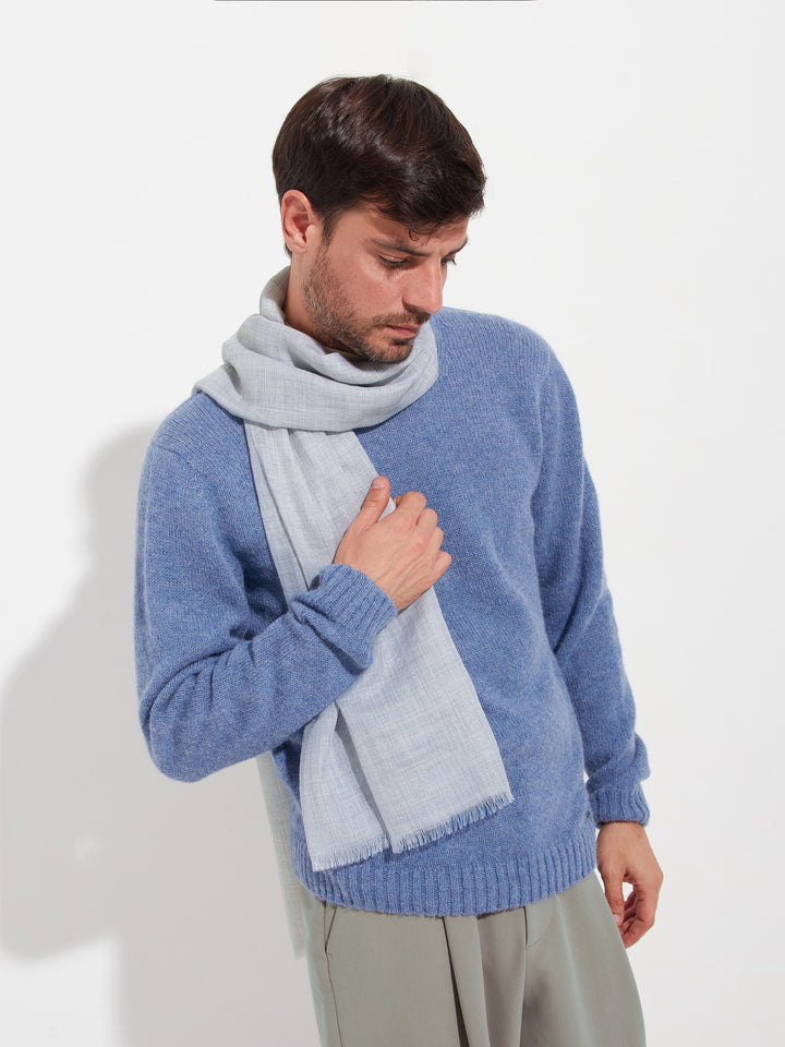 Alondra Shawl Baby Alpaca Color Blue