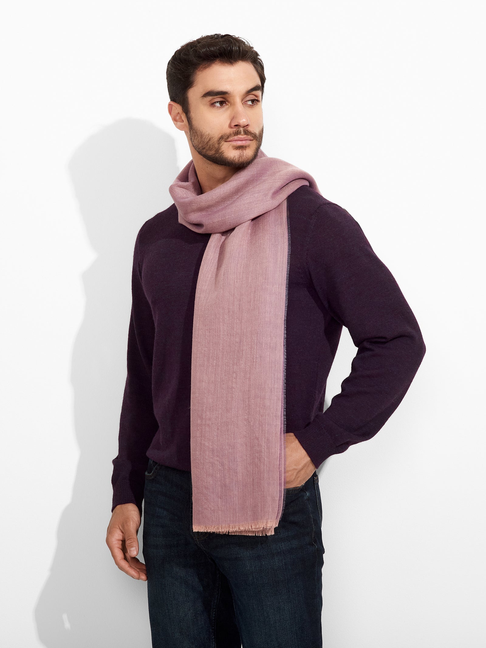 Zaina Chal Bebé Alpaca Color Púrpura
