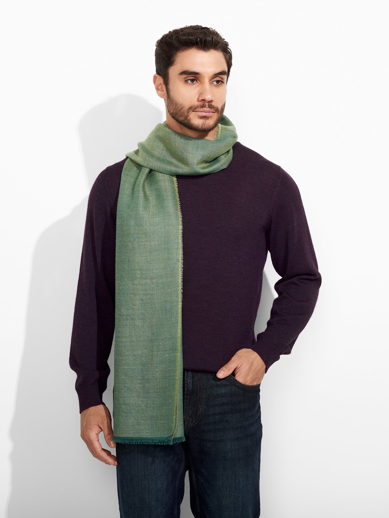 Manta Zaina Baby Alpaca Color Verde