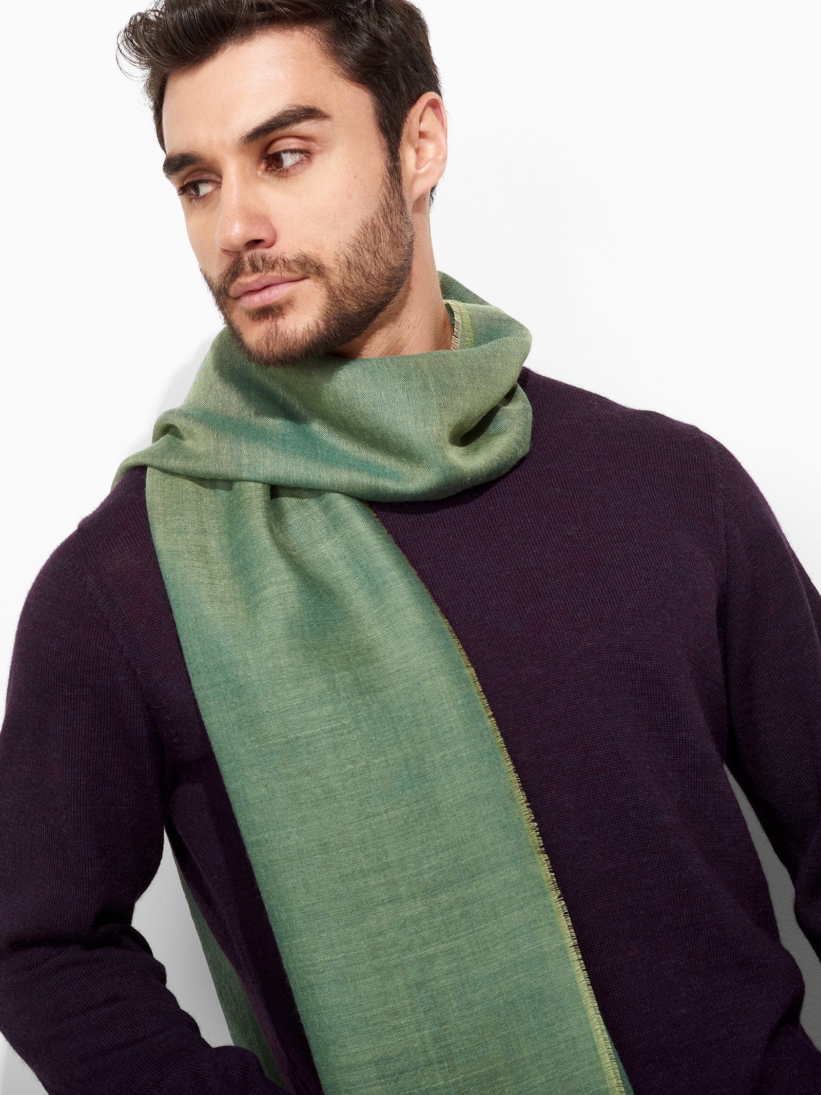 Manta Zaina Baby Alpaca Color Verde