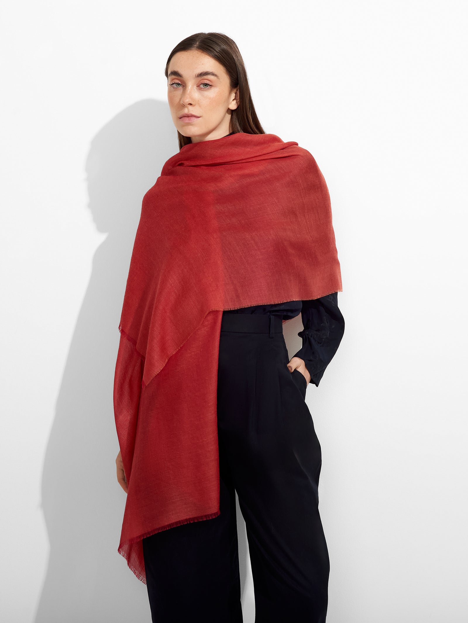 Chal Zaina Baby Alpaca Color Rojo