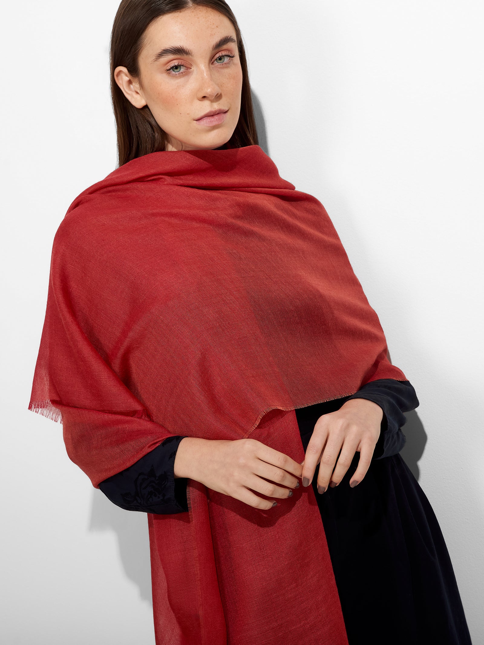 Chal Zaina Baby Alpaca Color Rojo