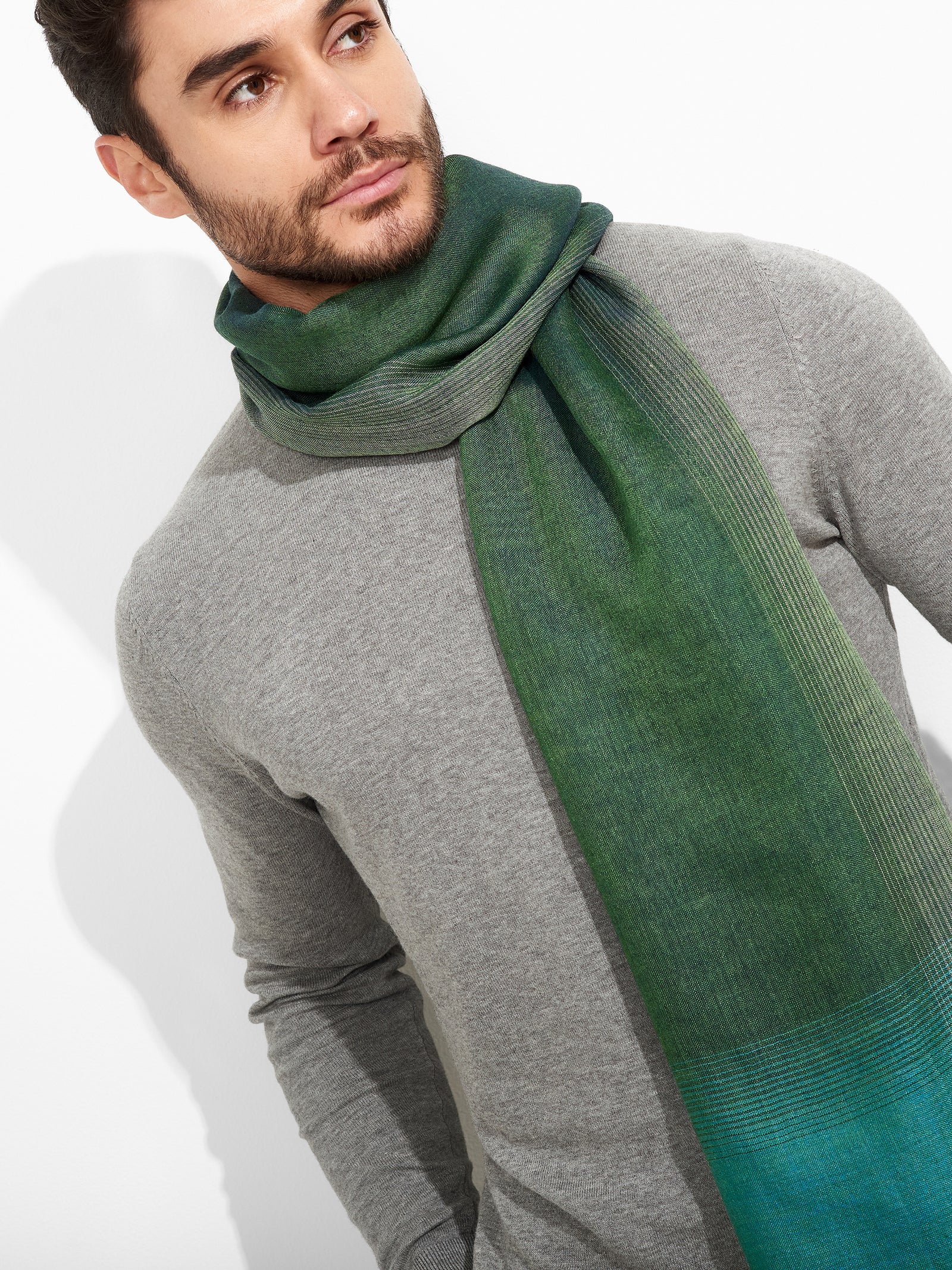 Zulma Chal de Alpaca Bebé Color Gris