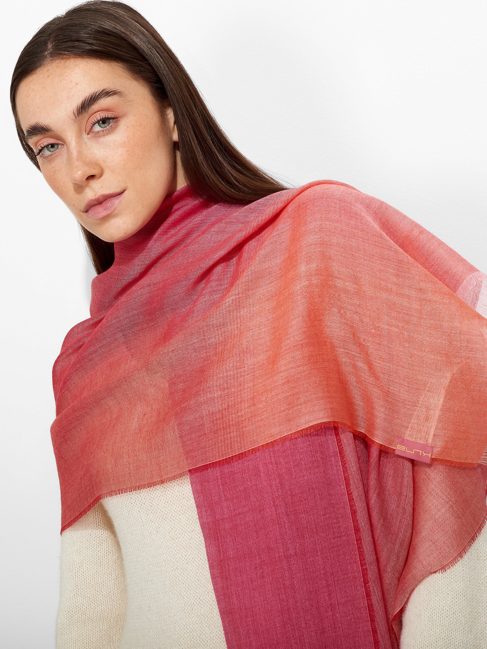 Chal de bebé alpaca Zulma Color Rojo