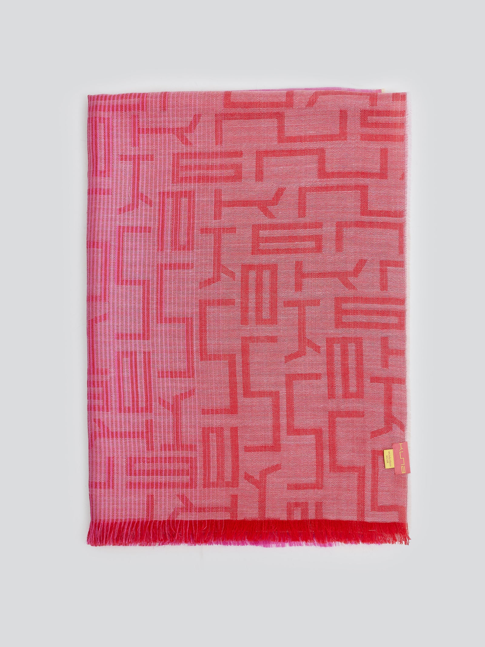 Wasser Shawl Baby Alpaca Color Fuchsia