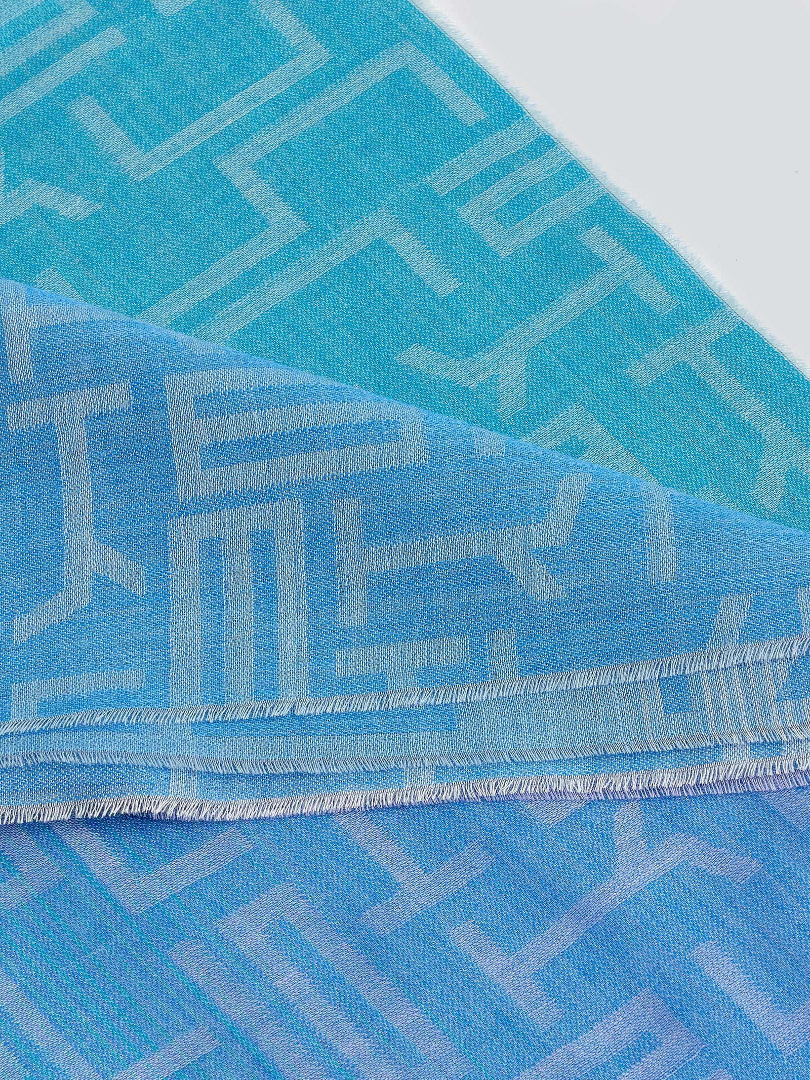 Wasser Shawl Baby Alpaca Color Blue