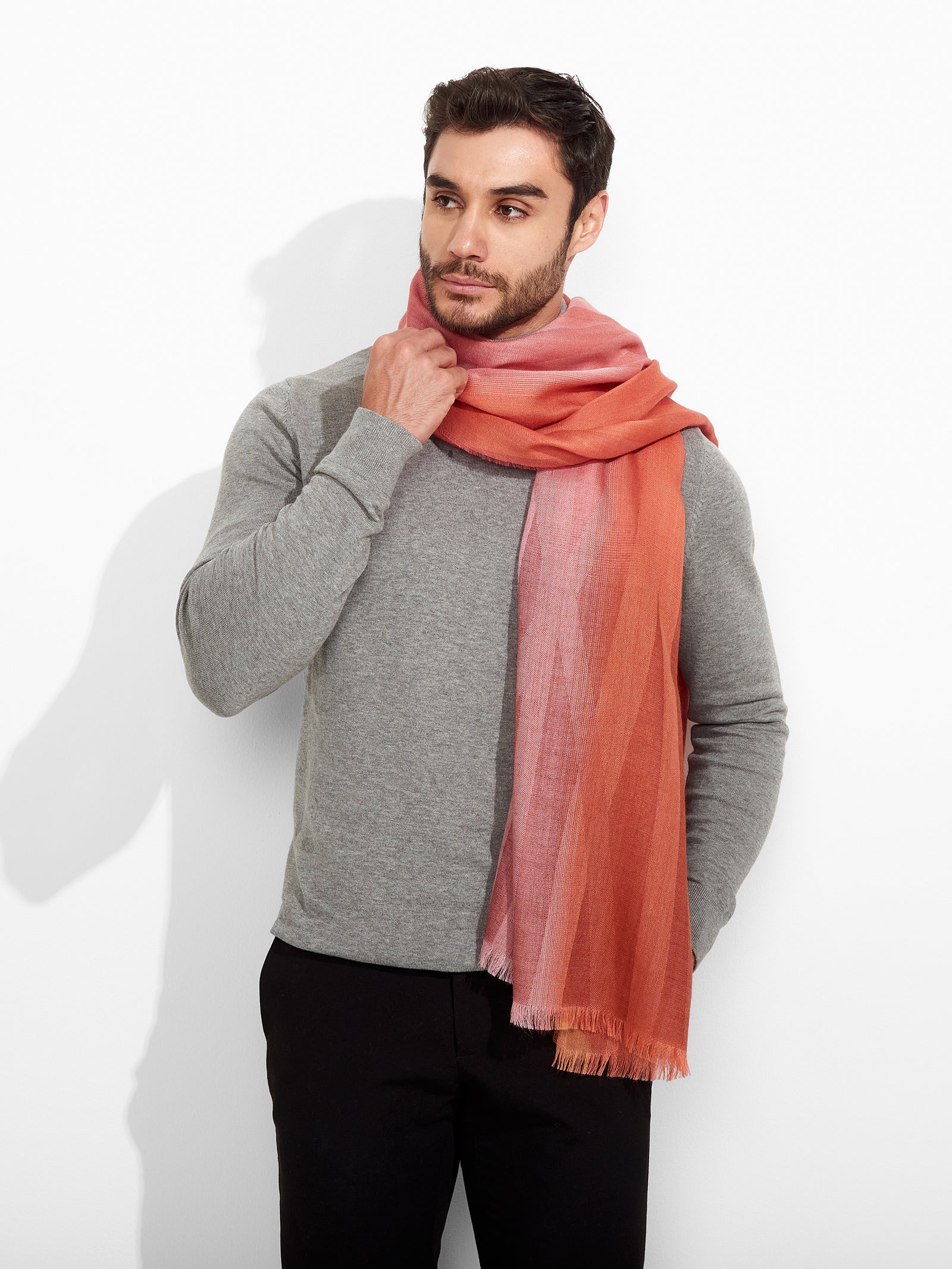 Zakiri Shawl Baby Alpaca Color Pink
