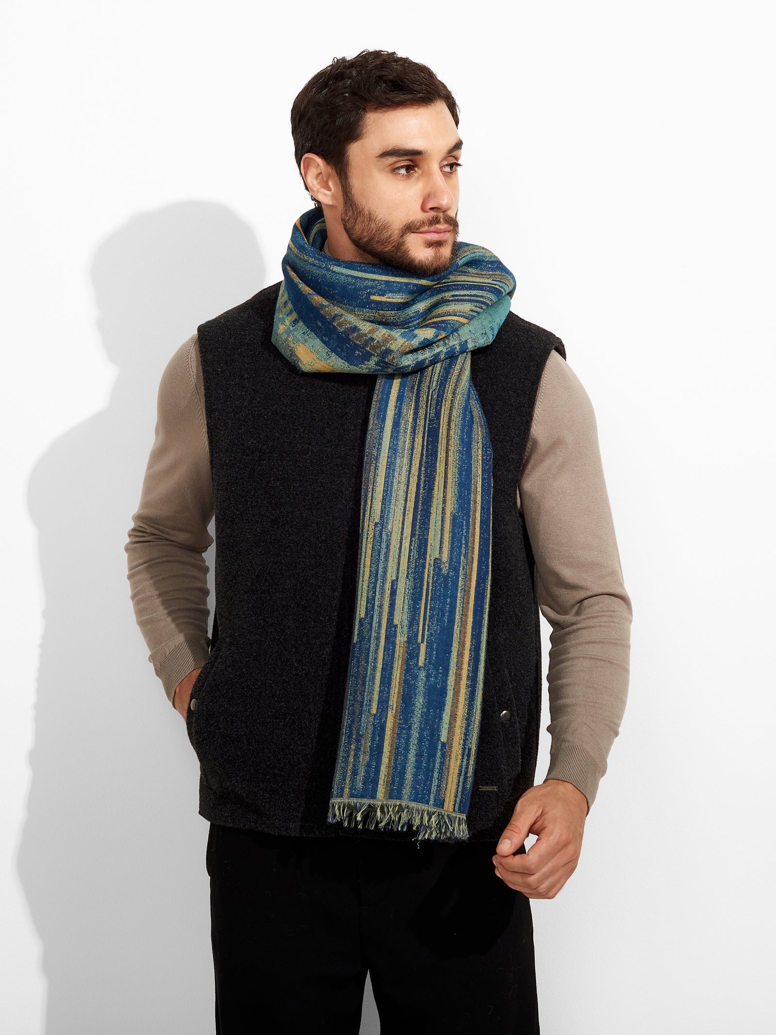 Zulett Shawl Baby Alpaca Color Ligth Blue