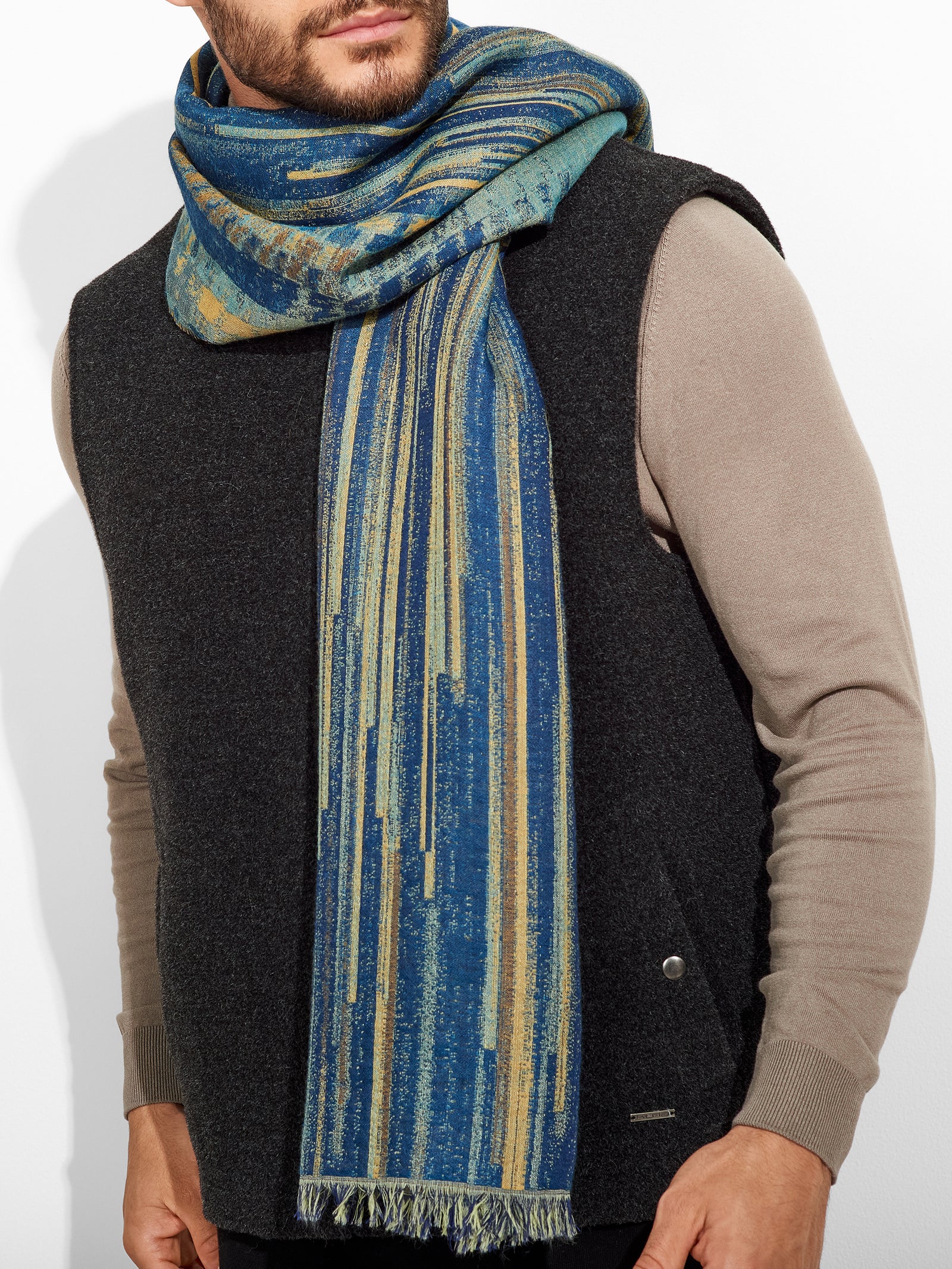 Zulett Shawl Baby Alpaca Color Ligth Blue