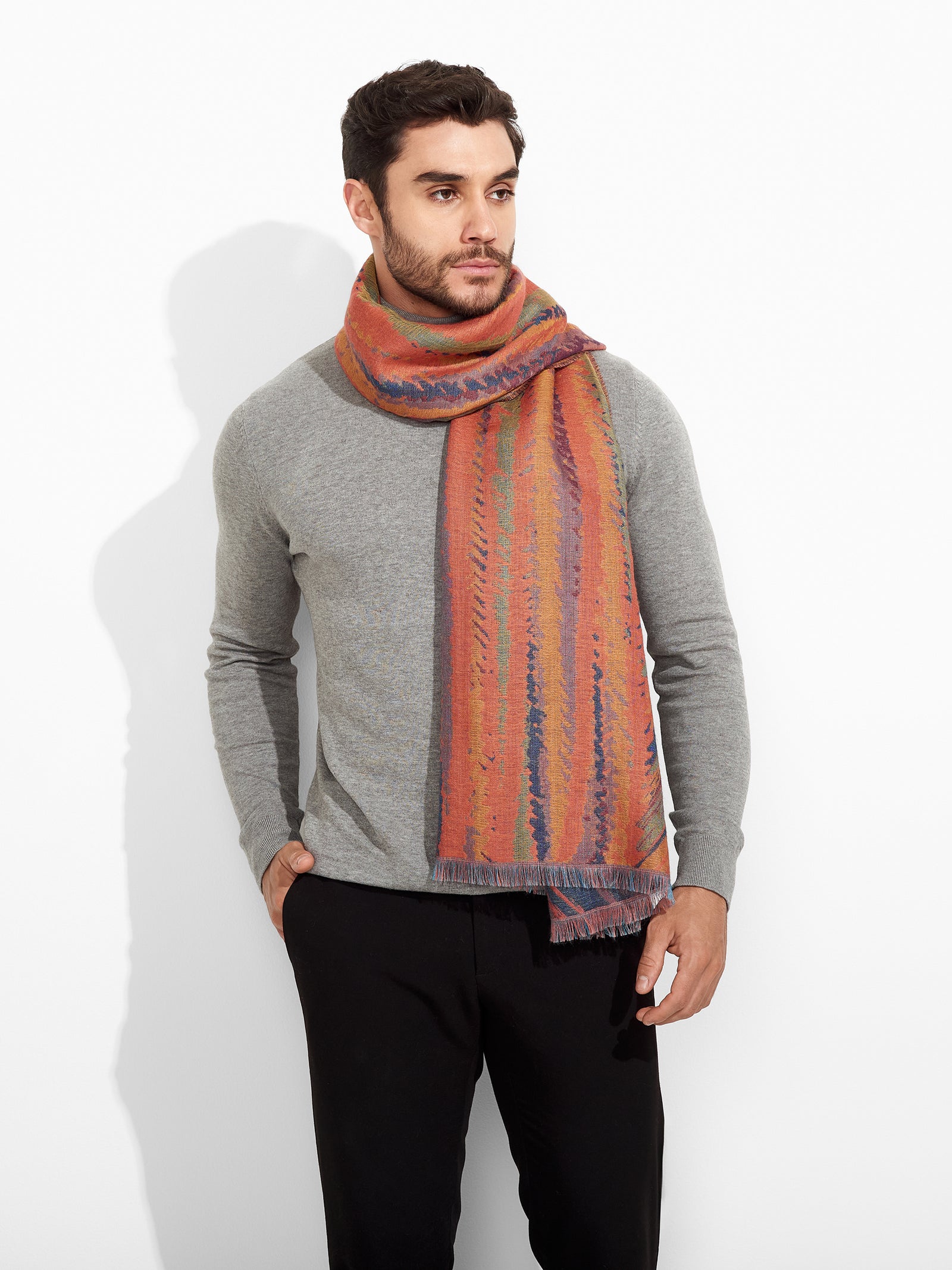 Pañuelo Zidny de Alpaca Baby Color Naranja