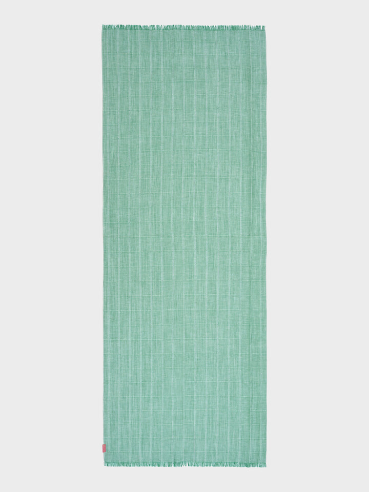 Zoda Shawl Baby Alpaca Color Green