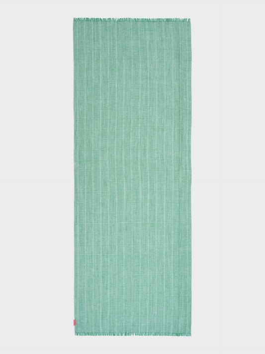 Zoda Shawl Baby Alpaca Color Green