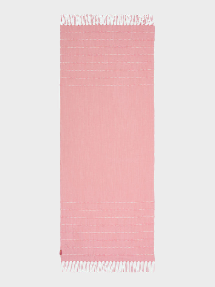 Zabila Shawl Linen Color Pink
