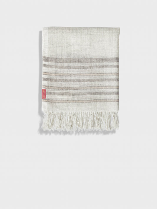 Mao Shawl Baby Alpaca Color Grey