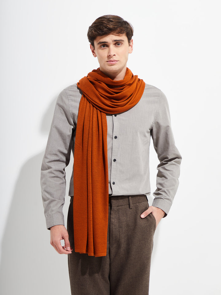 ESTOLA BOUVERET DE VICUÑA COLOR NARANJA