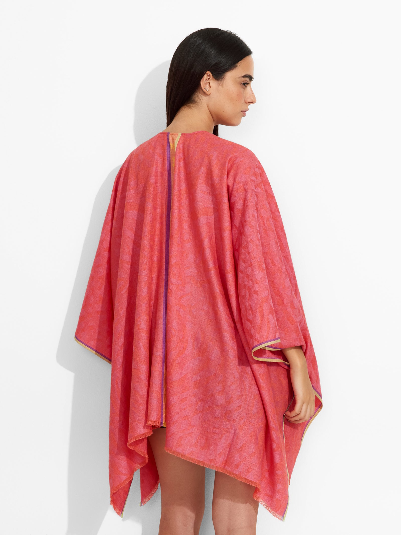 Umacollo Cape Baby Alpaca Color Orange
