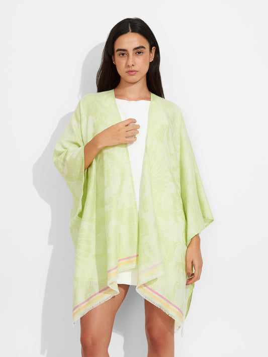 Uv Cape Baby Alpaca Color Verde Claro