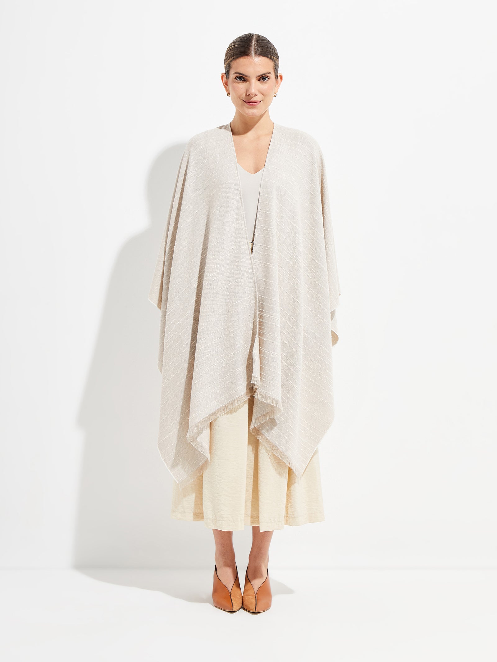 Ygriega Cape Cotton Color Beige