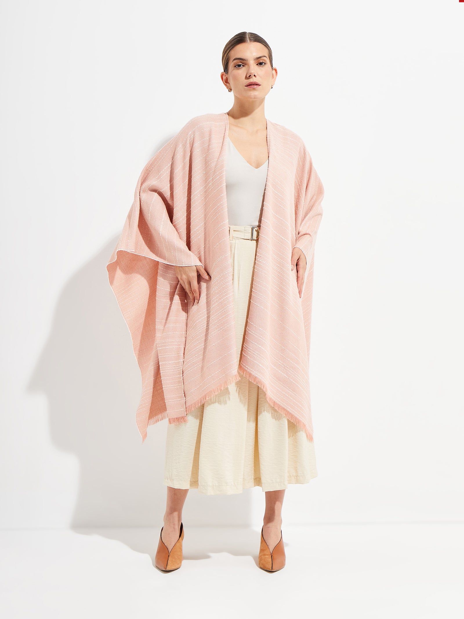 Ygriega Cape Cotton Color Pink