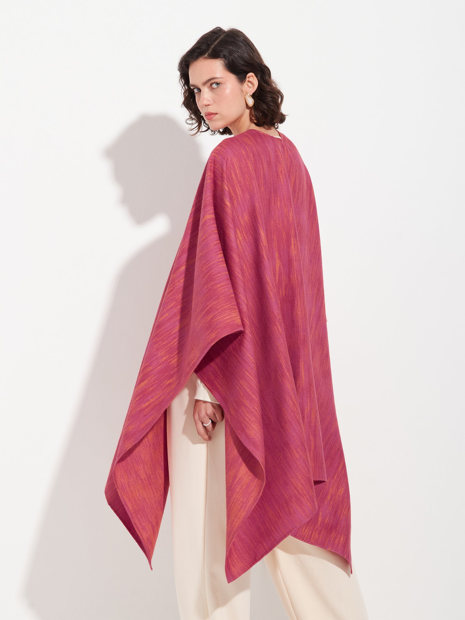Zareli Cape Baby Alpaca Color Pink