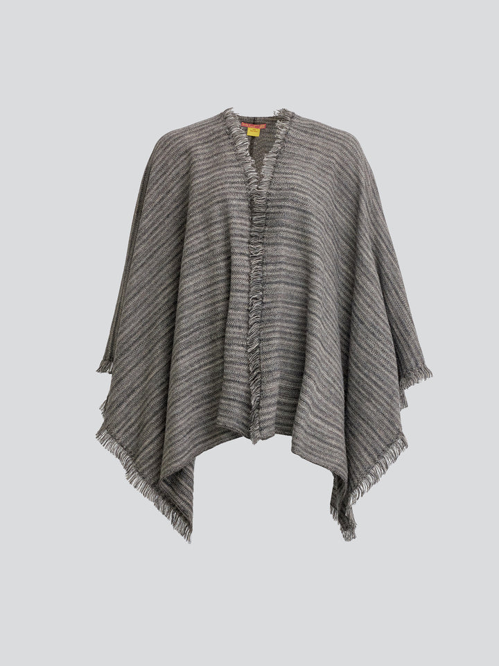Yudith Poncho Bebé Alpaca Color Beige