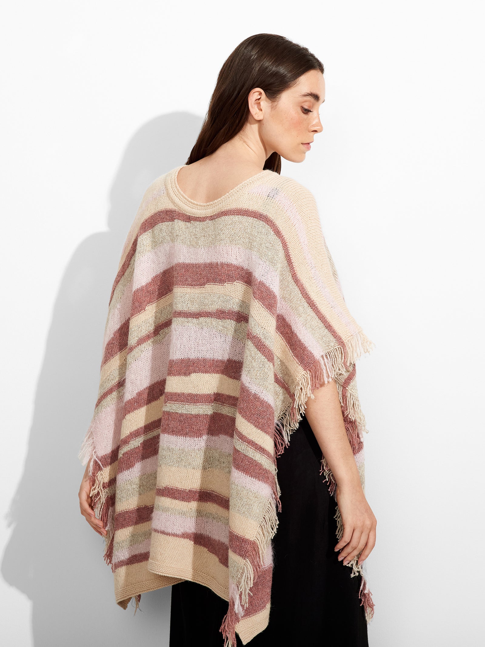 Zegovia Poncho Bebé Alpaca Color Beige