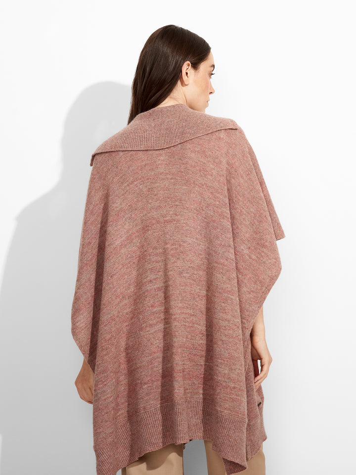 Zoila Poncho Baby Alpaca Color Rosa