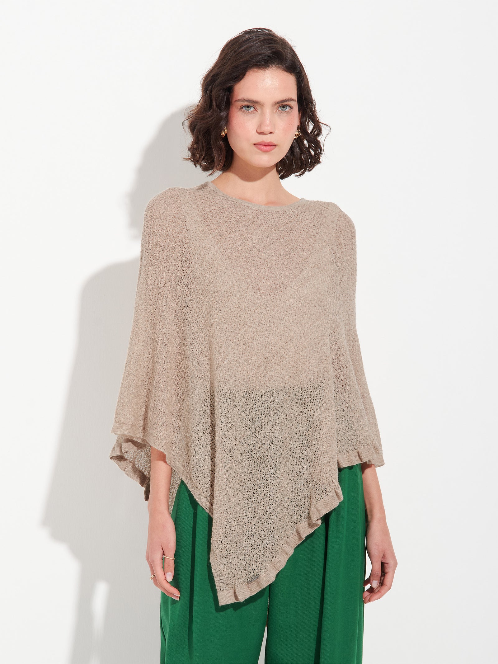 Zaeta Cape Baby Alpaca Color Beige