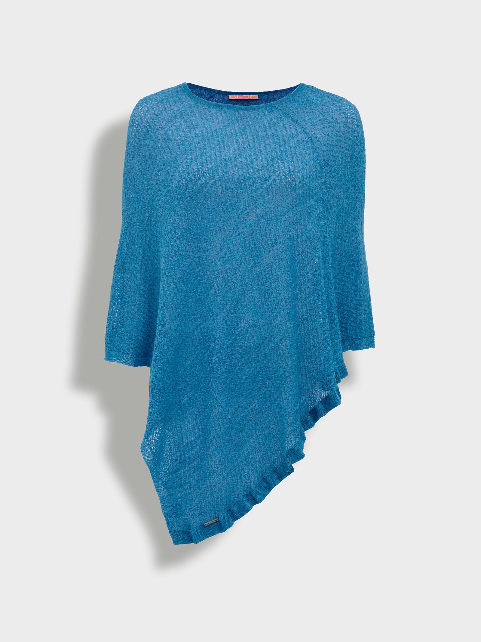 Zaeta Cape Baby Alpaca Color Blue