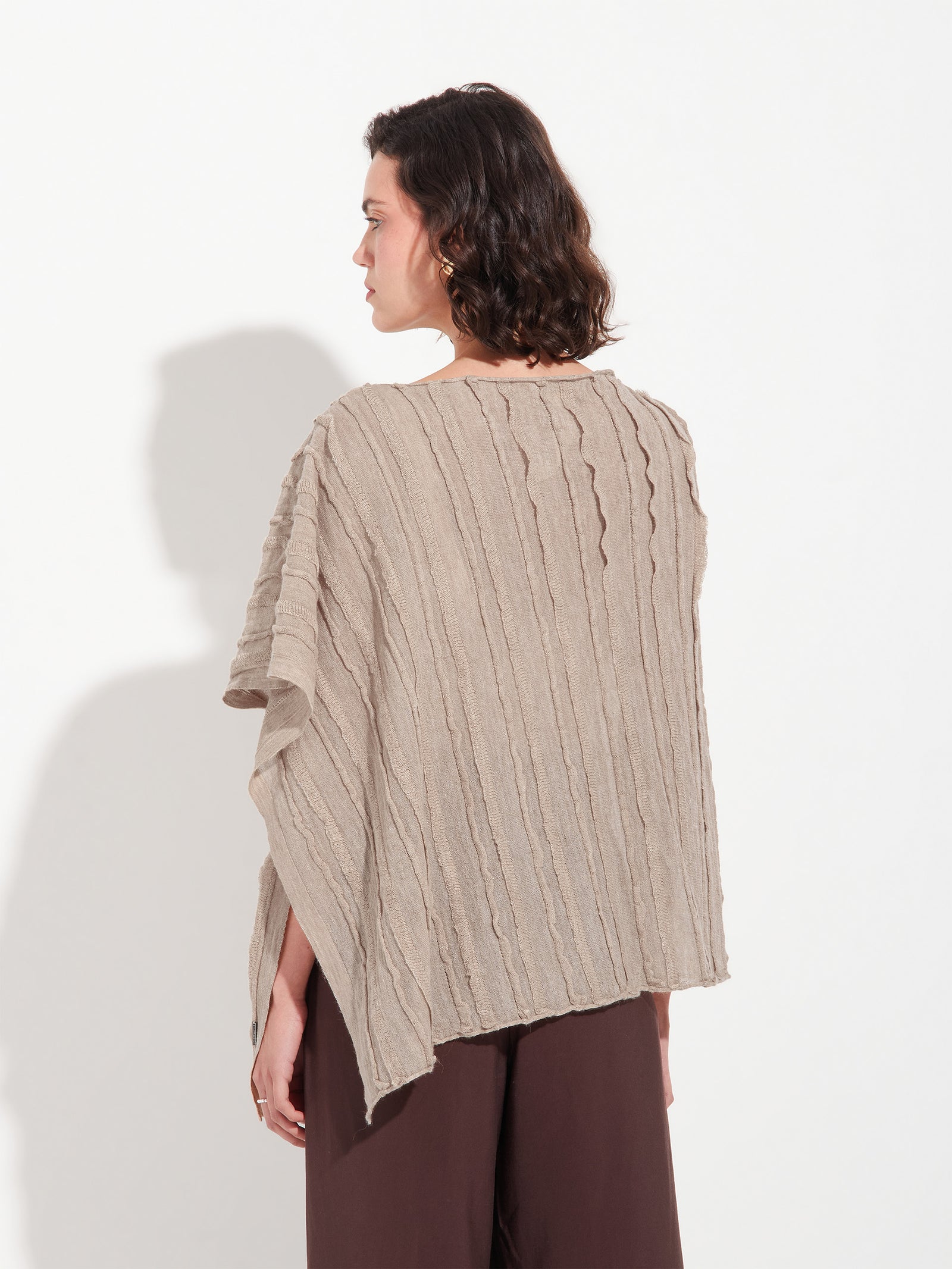 Zarina Cape Baby Alpaca Color Beige