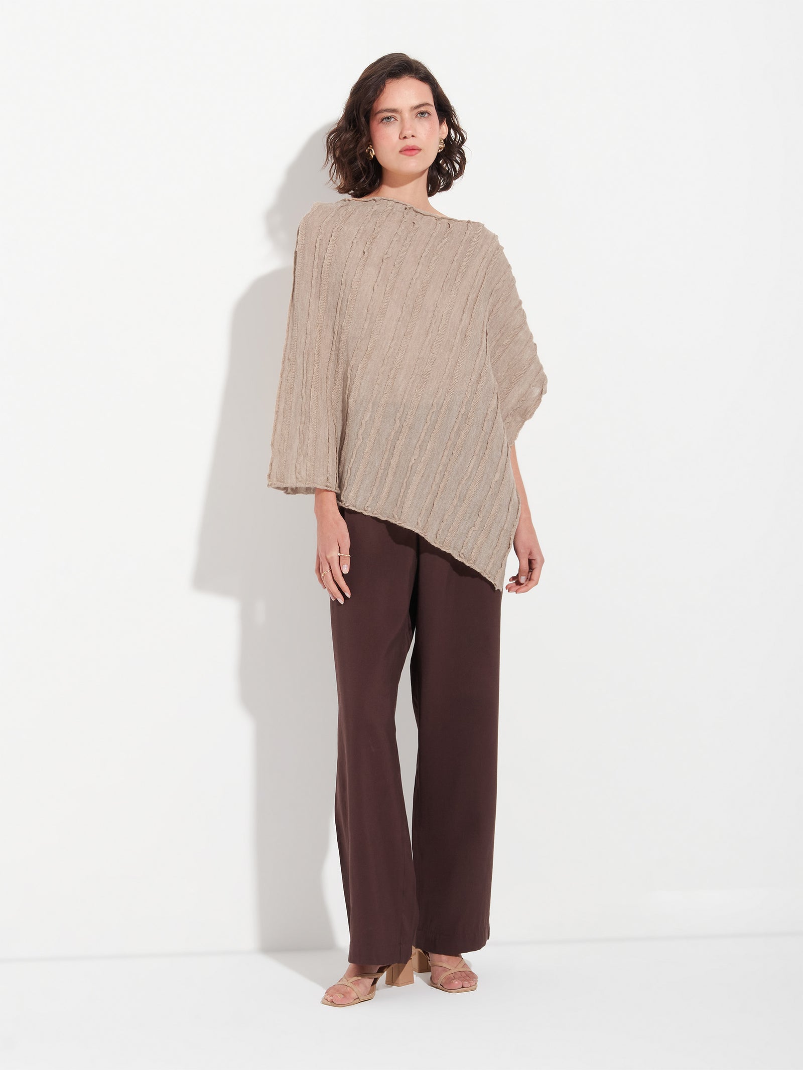 Zarina Cape Baby Alpaca Color Beige