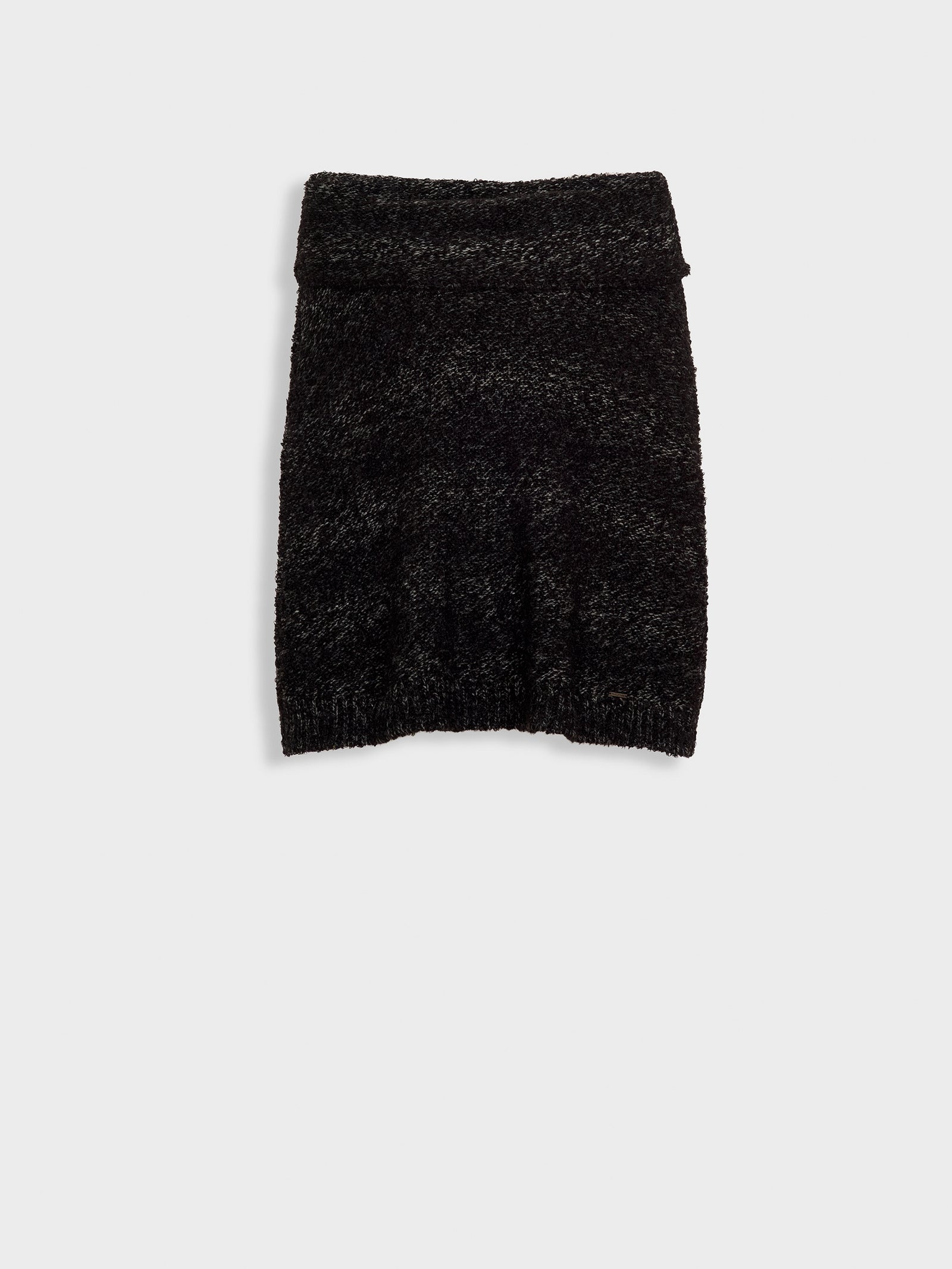 Zaira Poncho Suri Alpaca Color Black