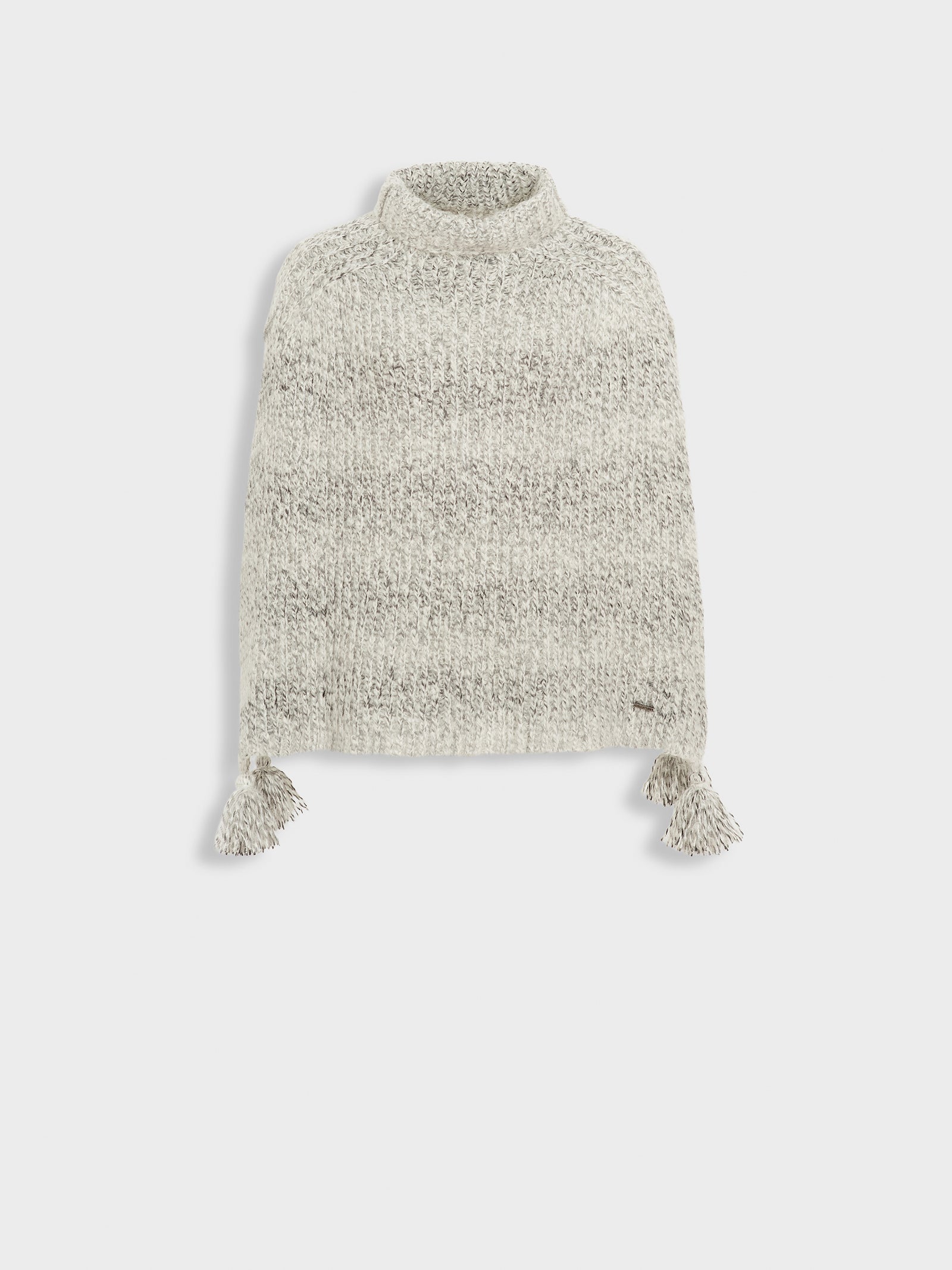 Zpazio Poncho Suri Alpaca Color Grey